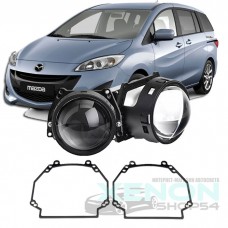 Линзы для фар Mazda 5 [2010-2015] для замены на светодиодные Би-ЛЕД модули