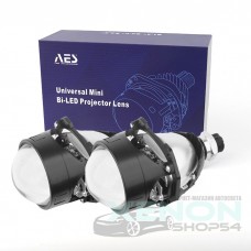 AES Premium Bi-LED Lens Universal Mini 2.5"под бленду 2,5, цвет белый