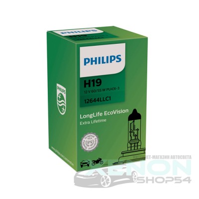 Галогеновая лампа Philips H19 LongLife EcoVision - 12644LLC1