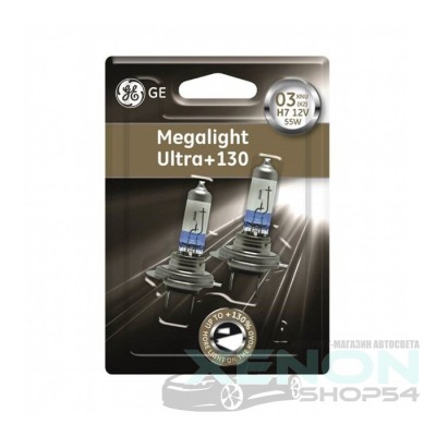 Галогеновые лампы General Electric H7 Megalight Ultra +130% - 58520XNU-93033266