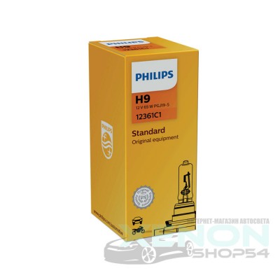 Галогеновая лампа Philips H9 Standard Vision - 12361C1