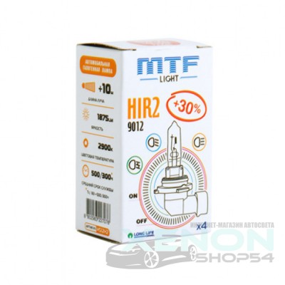 Галогеновая лампа MTF Light HIR2 Standard+30% - HS12H2