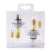 Комплект галогеновых ламп SVS серия Yellow 3000K 12V H4 60/55W+W5W - 0200095000