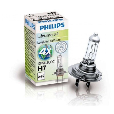 Галогеновые лампы Philips H7 LongLife EcoVision - 12972LLECOC1
