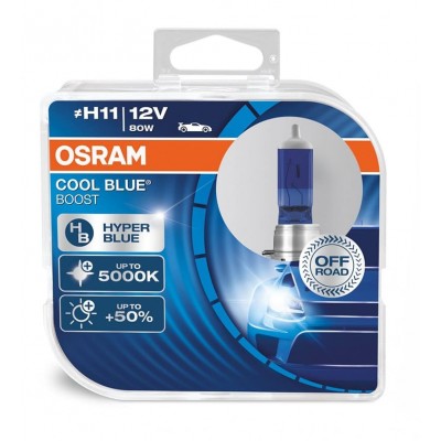 Галогеновые лампы Osram Cool Blue Boost H11 - 62211CBB