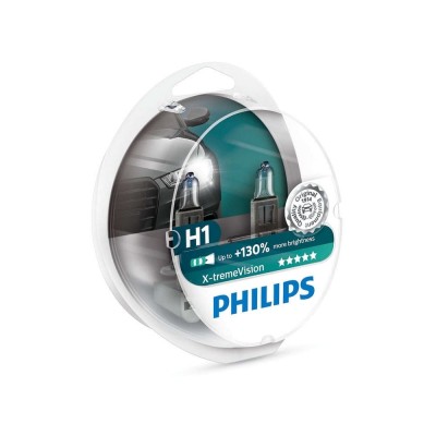 Галогеновые лампы Philips H1 X-tremeVision - 12258XV+S2