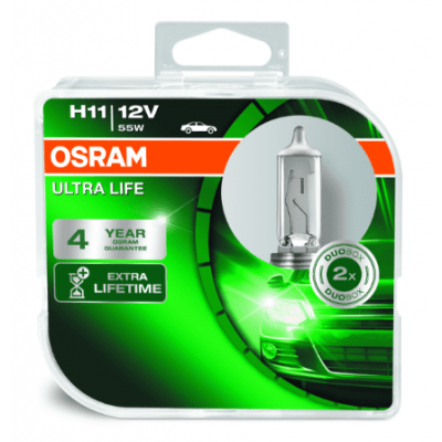 Галогеновые лампы Osram Ultra Life H11 - 64211ULT-HCB