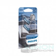 Philips W5W T10 WhiteVision Ultra - 12961WVUB2