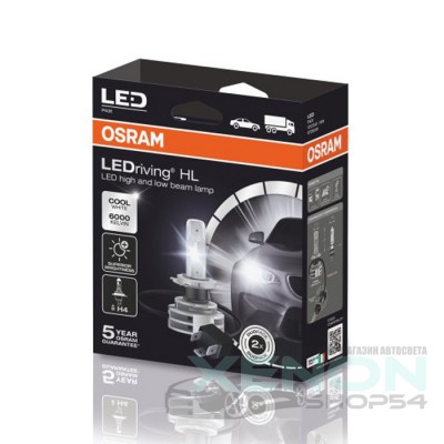 Светодиодные лампы Osram H4 LEDriving HL Gen2 - 9726CW