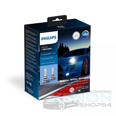 Светодиодные лампы Philips X-treme Ultinon LED HB4/HB3 5800K - 11005XUWX2