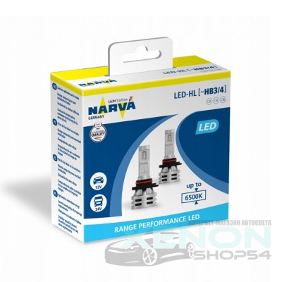 Светодиодные лампы Narva HB4/HB3 Range Performance LED 6500K - 18038
