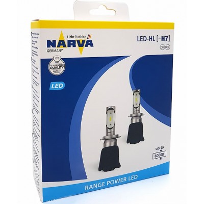 Светодиодные лампы Narva H7 LED Range Power 6000K - 18005X2