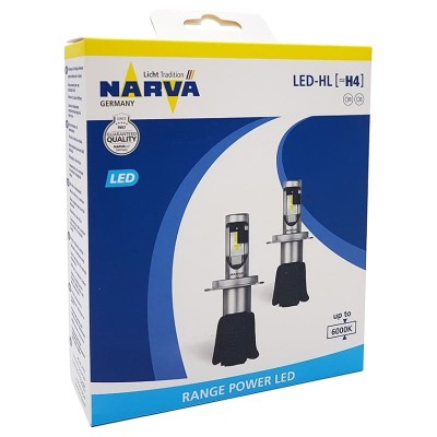 Светодиодные лампы Narva H4 LED Range Power 6000K - 18004
