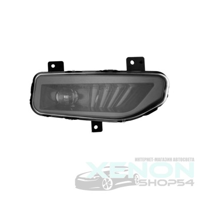 Светодиодные ПТФ MTF-Light для Nissan X-TRAIL, QASHQAI - черный цвет - FL07NX(b)